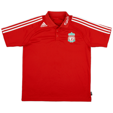 2008-09 Liverpool adidas Polo Shirt - 8/10 - (L)