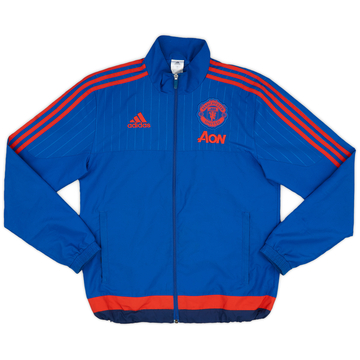 2015-16 Manchester United adidas Track Jacket - 6/10 - (S)