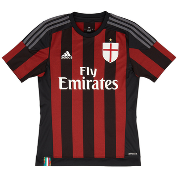 2015-16 AC Milan Home Shirt - 9/10 - (S)