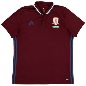 2016-17 Middlesbrough adidas Polo Shirt - 7/10 - (XL)