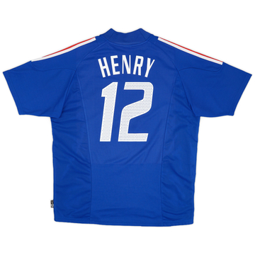2002-04 France Home Shirt Henry #12