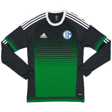 2015-17 Schalke Player Issue Third L/S Shirt - 9/10 - (S/M)