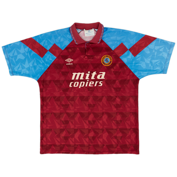 1990-92 Aston Villa Home Shirt - 7/10 - (XL)