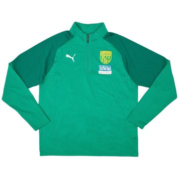 2018-19 West Brom Puma 1/4 Zip Drill Top - 8/10 - (L)