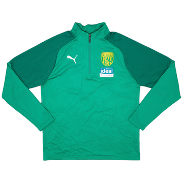 2018-19 West Brom Puma 1/4 Zip Drill Top - 9/10 - (M)