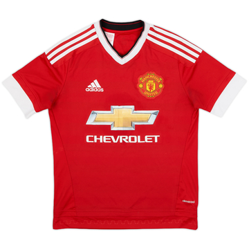 2015-16 Manchester United Home Shirt - 7/10 - (XL.Boys)