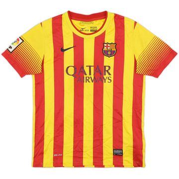 2013-15 Barcelona Away Shirt - 7/10 - (L.Boys)