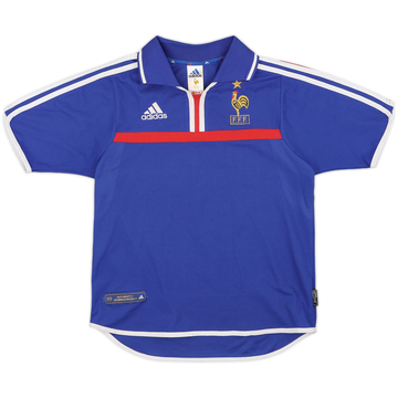 2000-02 France Home Shirt - 8/10 - (Y)