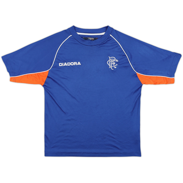 2002-03 Rangers Diadora Training Shirt - 8/10 - (M.Boys)