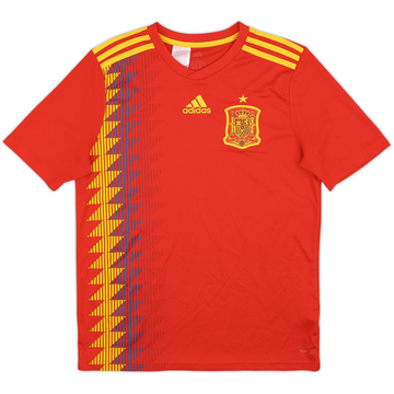 2016-17 Spain Home Shirt - 8/10 - (XL.Boys)