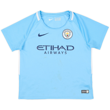 2017-18 Manchester City Home Shirt - 7/10 - (4-5 Years)
