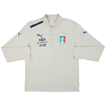 2012-13 Italy Puma Player Issue L/S Polo Shirt - 10/10 - (S)
