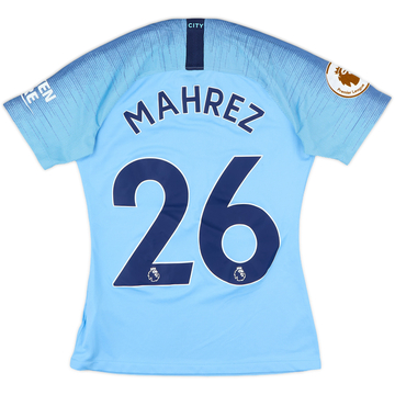 2018-19 Manchester City Home Shirt Mahrez #26 - 9/10 - (Women's S)