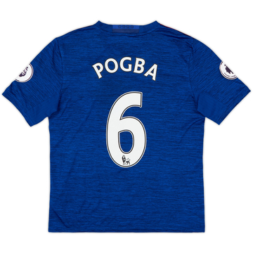 2016-17 Manchester United Away Shirt Pogba #6 - 8/10 - (L.Boys)