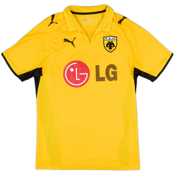 2008-09 AEK Athens Home Shirt - 7/10 - (S)