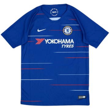 2018-19 Chelsea Home Shirt - 10/10 - (L.Boys)