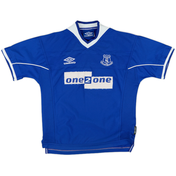 1999-00 Everton Home Shirt - 8/10 - (M.Boys)