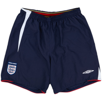 2005-07 England Home Shorts - 8/10 - (XL.Boys)