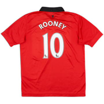 2013-14 Manchester United Home Shirt Rooney #10 - 8/10 - (M.Boys)