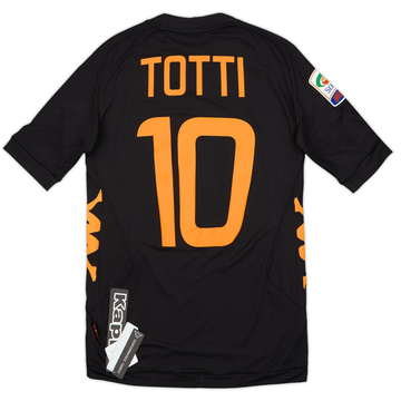 2011-12 Roma Third Shirt Totti #10 (XS)