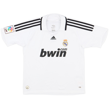 2008-09 Real Madrid Home Shirt - 9/10 - (M.Boys)