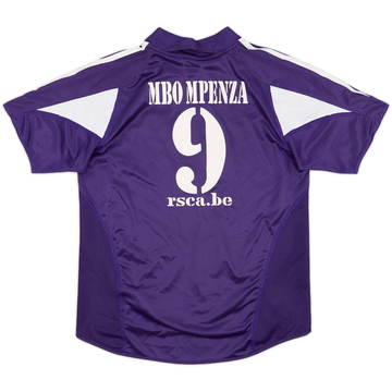 2004-05 Anderlecht Home Shirt Mbo Mpenza #9 - 6/10 - (M.Boys)