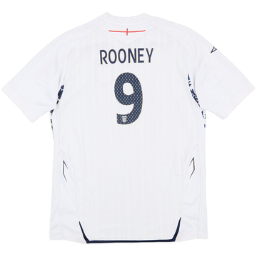 2007-09 England Home Shirt Rooney #9 - 6/10 - (XL.Boys)