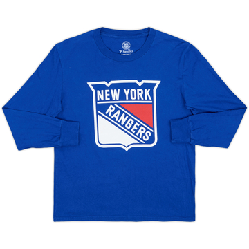 2012-13 New York Rangers Fanatics L/S Tee - 8/10 - (M.Boys)
