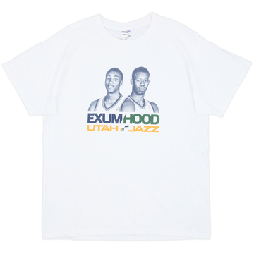 2014-15 Utah Jazz Exam/Hood Graphic Tee - 9/10 - (L)