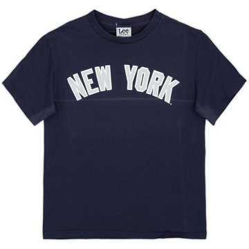 2002 New York Yankees Jeter #2 Lee Sport Tee - 7/10 - (L.Boys)