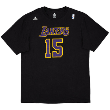 2010-11 LA Lakers Artest #15 adidas Tee - 9/10 - (XL)