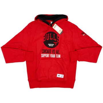 2013-14 Chicago Bulls adidas Hooded Sweat Top (M)