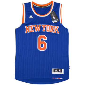 2015-17 New York Knicks Porzingis #6 adidas Swingman Away Jersey (S)