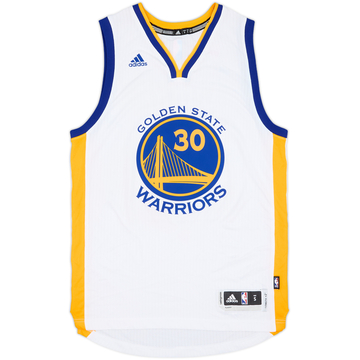 2014-17 Golden State Warriors Curry #30 adidas Swingman Home Jersey - 10/10 - (S)