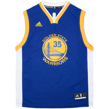 2016-17 Golden State Warriors Durant #35 adidas Away Jersey (L.Boys)