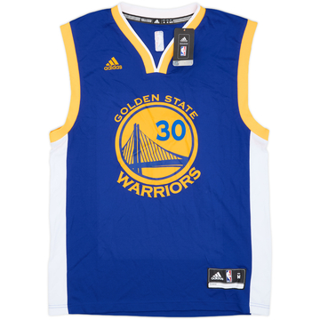 2014-17 Golden State Warriors Curry #30 adidas Away Jersey (M)
