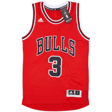 2016-17 Chicago Bulls Wade #3 adidas Swingman Away Jersey (S)