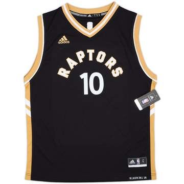 2015-17 Toronto Raptors DeRozan #10 adidas Alternate Jersey (L.Boys)