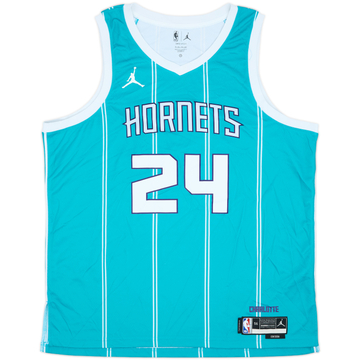 2021-23 Charlotte Hornets Plumlee #24 Jordan Swingman Away Jersey - 8/10 - (XXL)