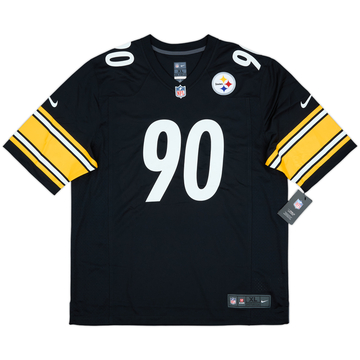 2018-25 Pittsburgh Steelers Watt #90 Nike Game Home Jersey (XL)