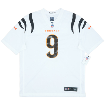 2021-25 Cincinnati Bengals Burrow #9 Nike Game Away Jersey (XL)