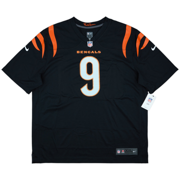 2021-25 Cincinnati Bengals Burrow #9 Nike Game Home Jersey (XXL)