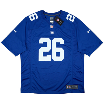 2018-23 New York Giants Barkley #26 Nike Game Home Jersey (XXL)