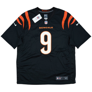 2021-25 Cincinnati Bengals Burrow #9 Nike Game Home Jersey (XL)