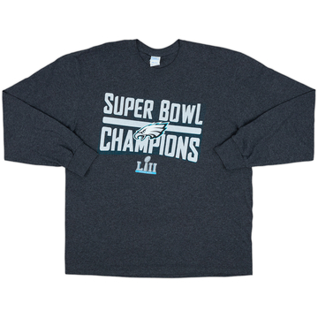 2018 Philadelphia Eagles Super Bowl Champions L/S Graphic Tee - 8/10 - (XL)
