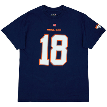 2012 Denver Broncos Manning #18 NFL Tee - 9/10 - (XL)