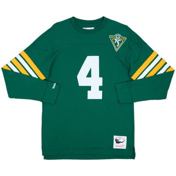 2018 Green Bay Packers Favre #4 Mitchell & Ness L/S Tee - 9/10 - (L)