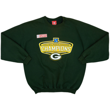 2002 Green Bay Packers NFC North Champions NFL Sweat Top - 7/10 - (L)