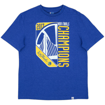 2017 Golden State Warriors NBA Finals Champions Majestic Graphic Tee - 7/10 - (L)
