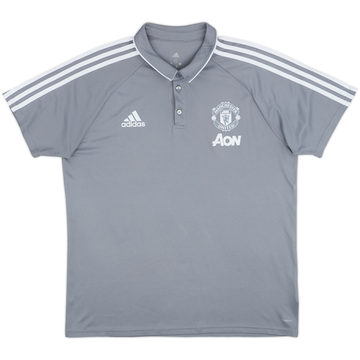 2017-18 Manchester United adidas Polo Shirt - 7/10 - (XL)